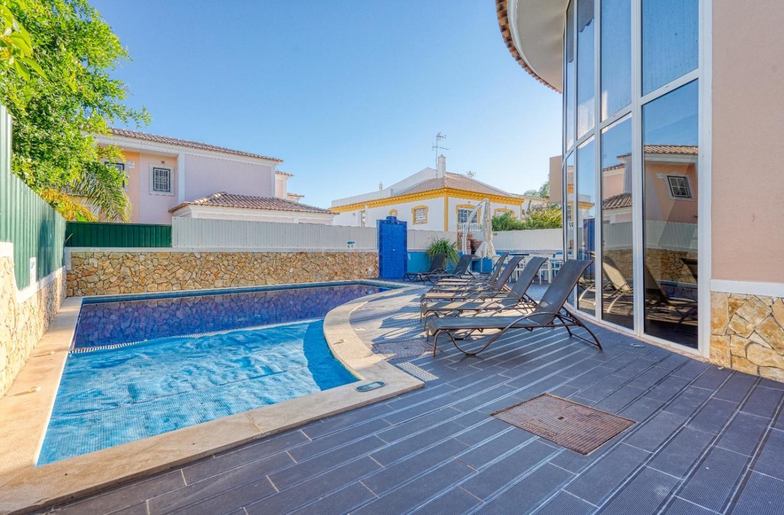 Full Private 300Sqm Villa Jacuzzi Heated Pool Ideal & Quiet Location Albufeira Exteriör bild